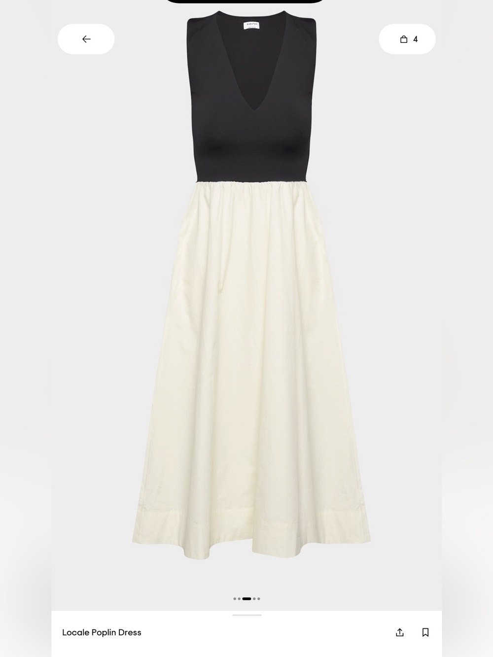 Aritzia Babaton Locale Poplin Dress